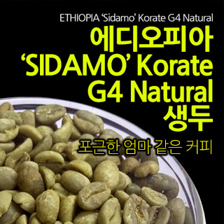 에디오피아 시다모No.4 생두 500g